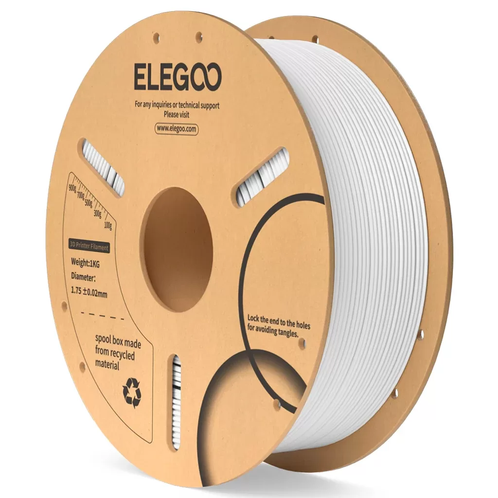 ELEGOO PLA filaments 1,75mm Balts 1kg